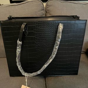Beis Croc Tote new with tags